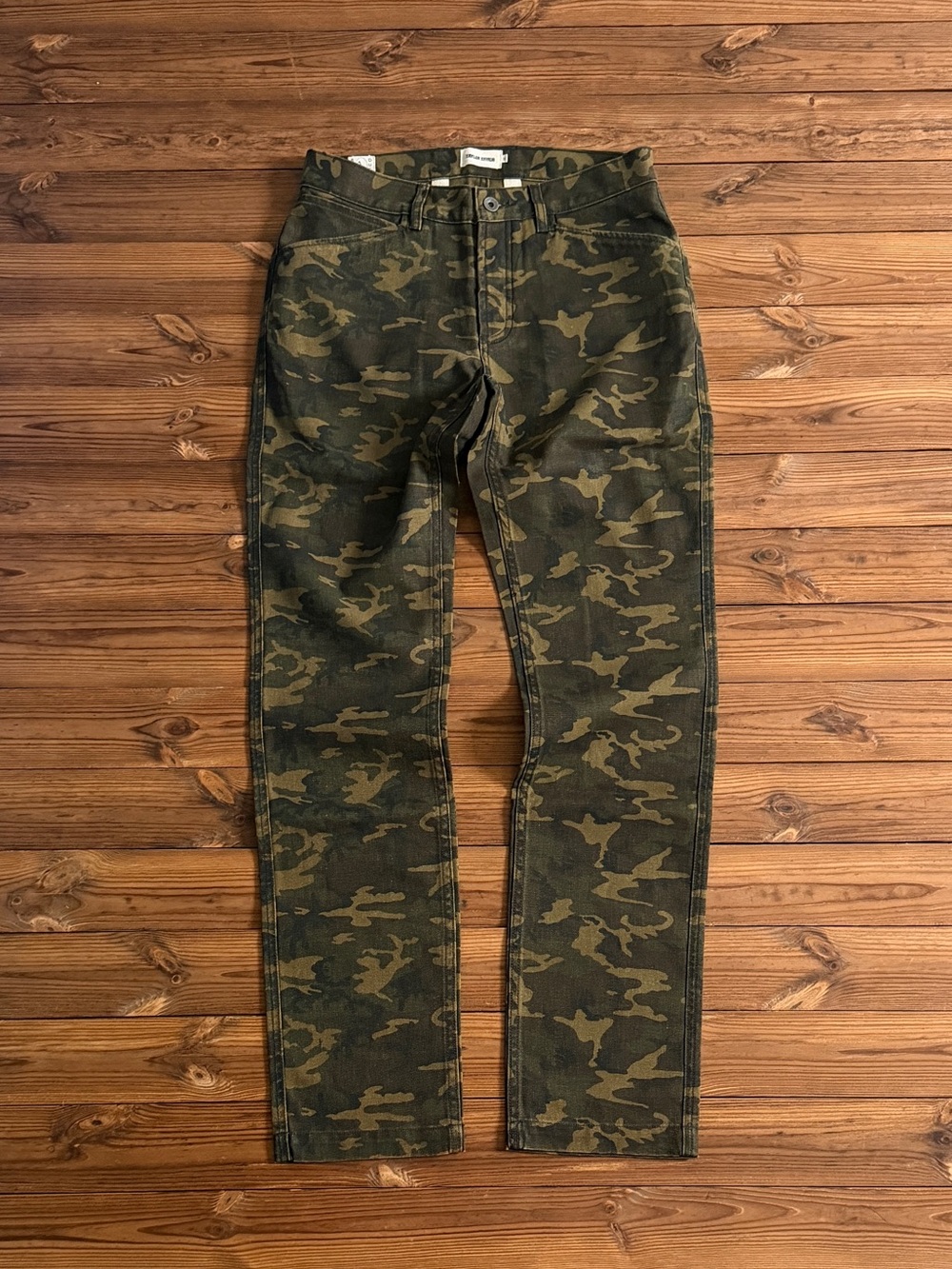Taylor Stitch The Camp Pant Camo Boss Duck NWOT